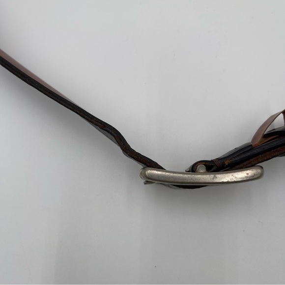 Allen Edmonds Basic Dress Casual Belt Mens Size 40 Leather Dark Brown 97507 - Picture 11 of 11